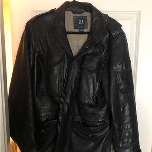 Gap genuine leather jacket